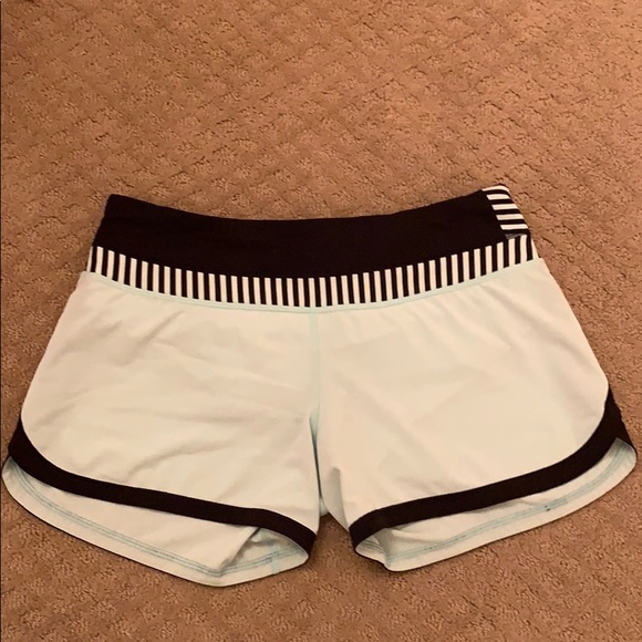 lululemon athletica Pants - lululemon turquoise and black shorts